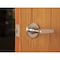 Global Door Controls GLC Series Light-Duty Commercial/Residential Cylindrical Lever, Grade 3 Entry in Brushed Chrome GLC-5151L-626 - alternate 8